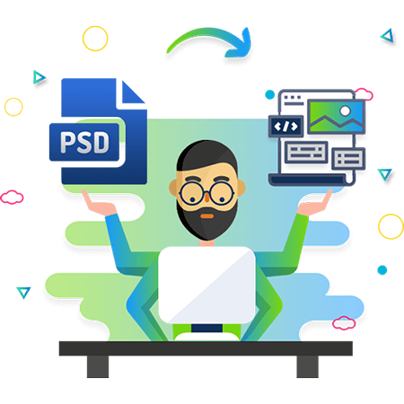 PSD to HTML Conversion Services