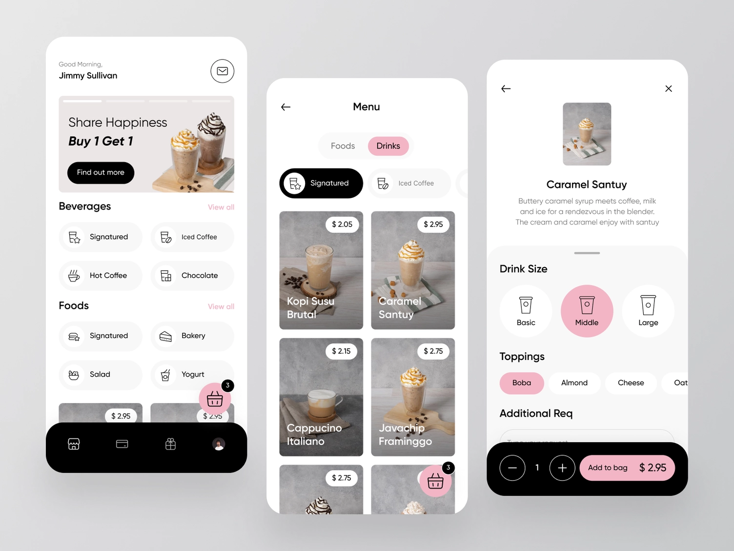 Coffee Delivery App Design