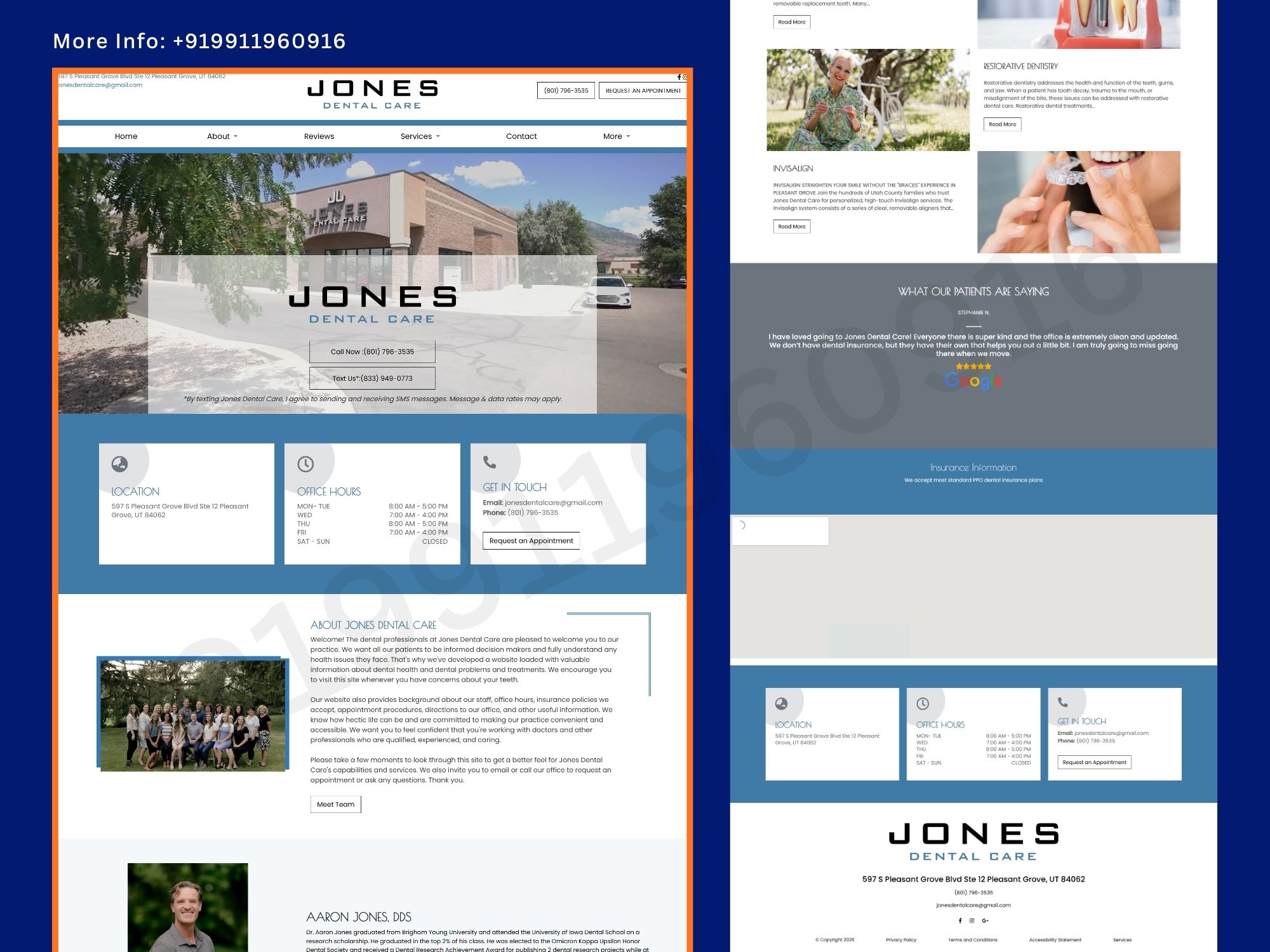 Comprehensive Dental Care & Family Dentistry Website