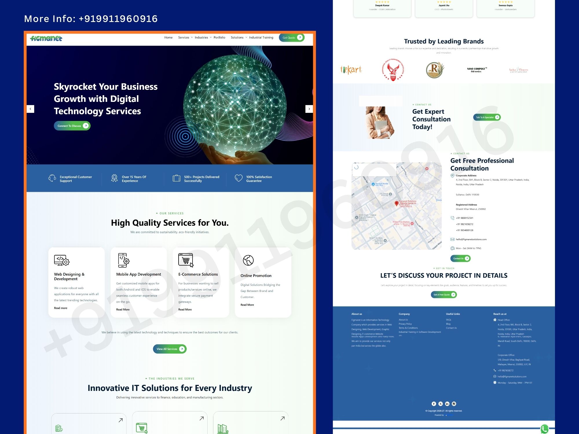 Modern IT Solutions & Web Development Services Website