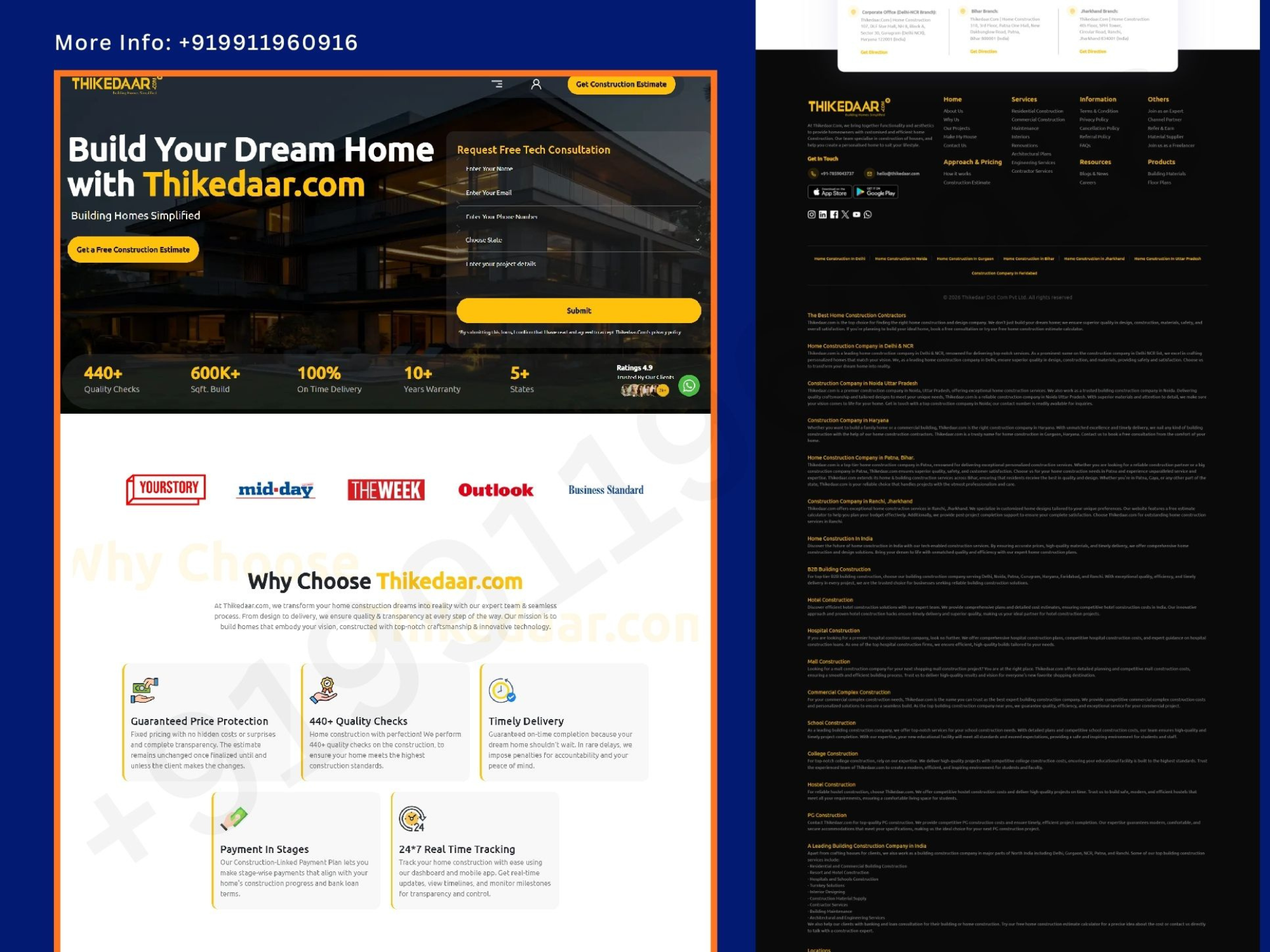 Service Marketplace Website for Contractors & Home Services