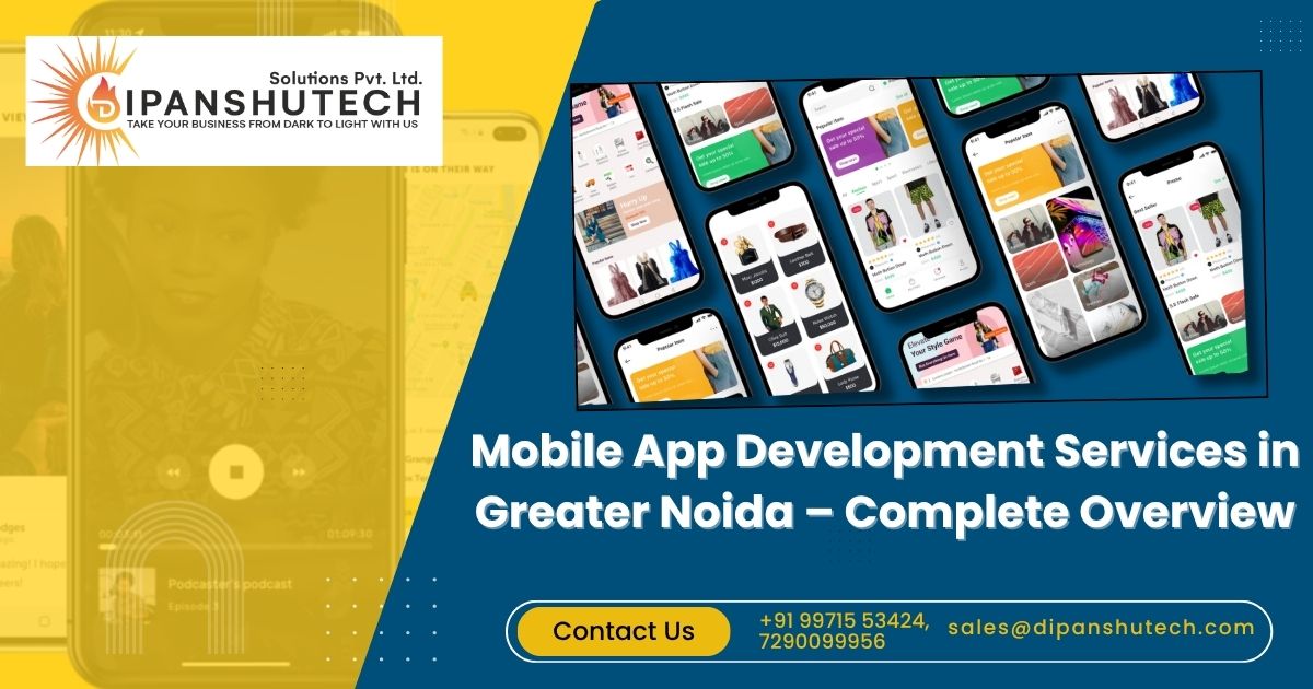 Mobile App Development Services in Greater Noida | Exclusive Solutions