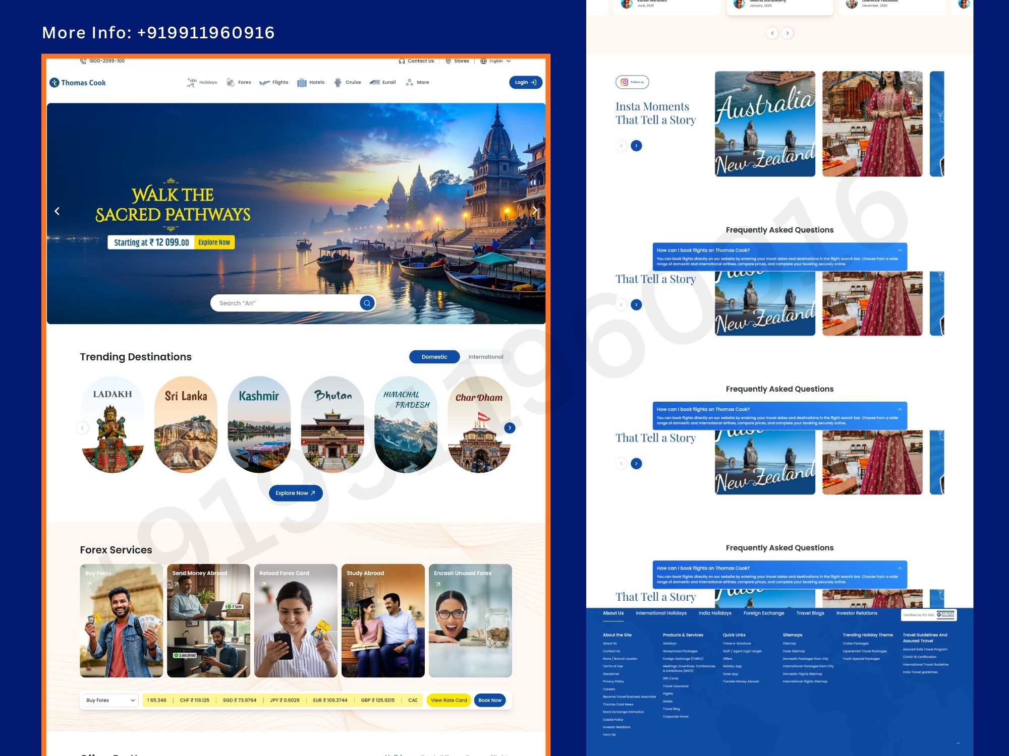 All-in-One Travel & Forex Booking Website Platform