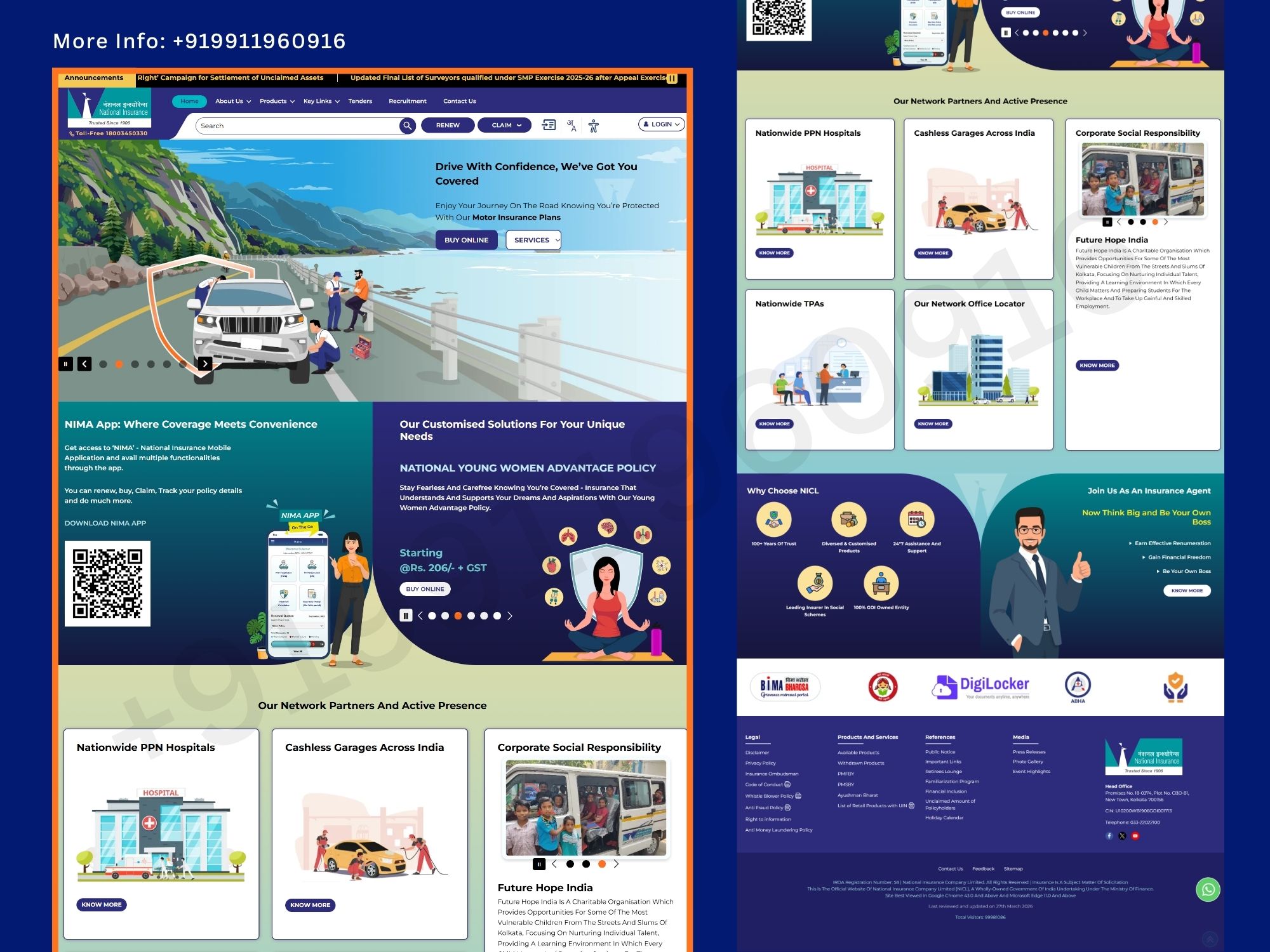 Government General Insurance & Financial Protection Website