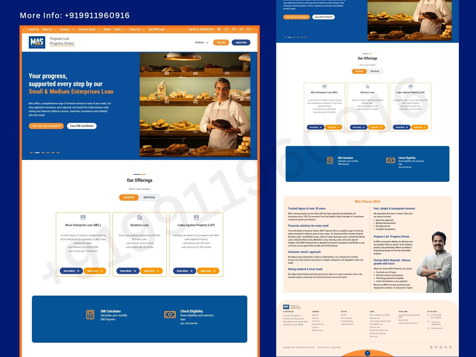 Modern Financial Services & Loan Management Website