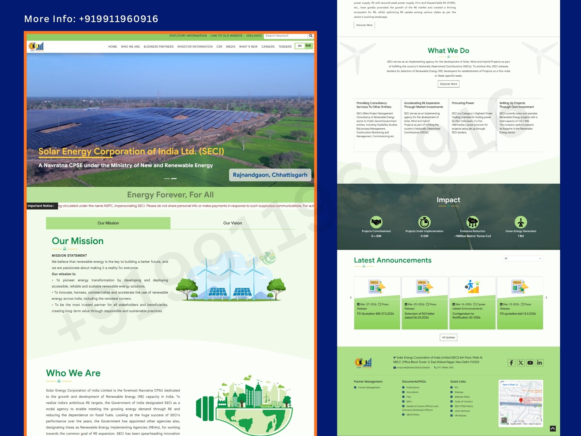 Renewable Energy & Solar Power Management Government Website