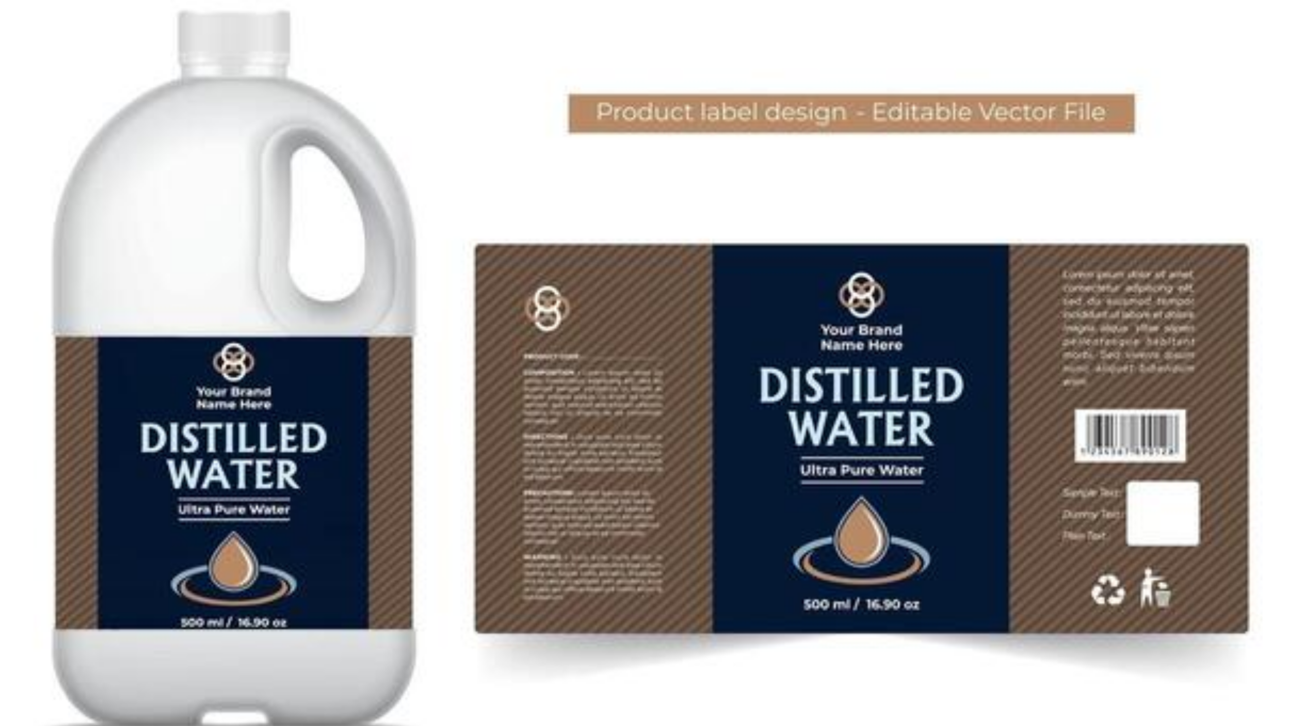 custom water bottle label design Greater Noidagghhhh