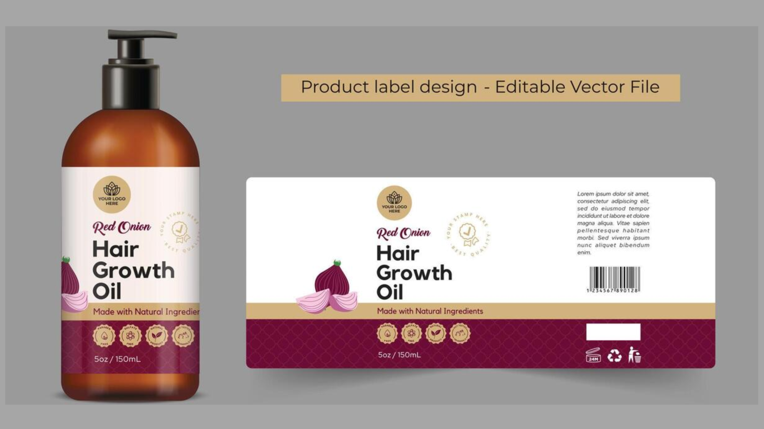 organic packaging label design Greater Noida